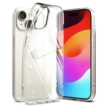 iPhone 15 Ringke Air Glitter TPU Case - Transparent