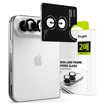 iPhone Duo Ringke Camera Lens Protector - 2 Pcs. - Black