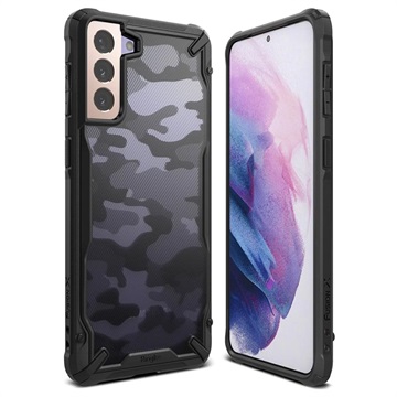 Ringke Fusion X Design Samsung Galaxy S21+ 5G Hybrid Case - Camouflage