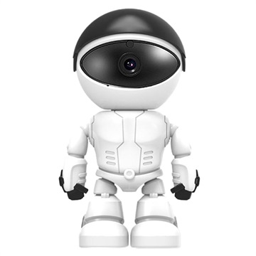 Robot IP Wireless Security Camera - 1080p - White