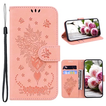 Roses Series Motorola Edge 30 Wallet Case - Pink