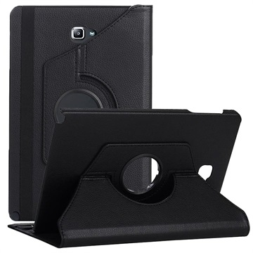 Samsung Galaxy Tab A 10.1 (2016) P580, P585 Rotary Folio Case - Black