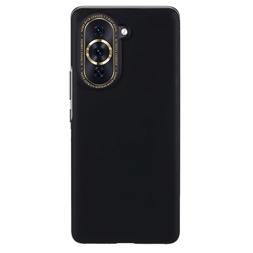 Huawei Nova 10 Pro Rubberized Plastic Case - Black