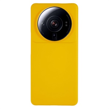 Xiaomi 12S Ultra Rubberized Plastic Case - Yellow