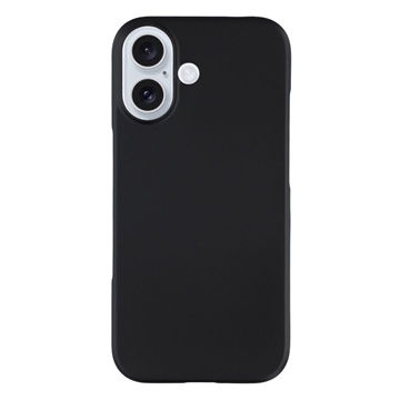 iPhone 17 Rubberized Plastic Case - Black