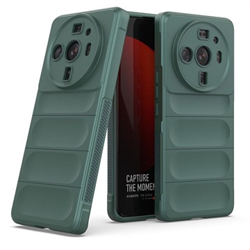 Rugged Series Xiaomi 12S Ultra TPU Case - Green