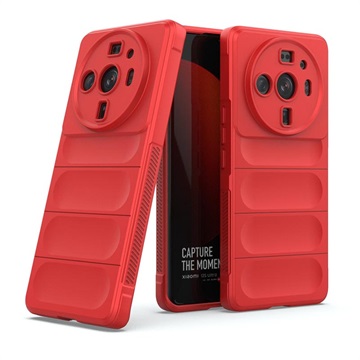 Rugged Series Xiaomi 12S Ultra TPU Case - Red