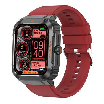 Rugged Sports Smartwatch for Men ET550 - Red