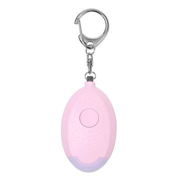 Safe Sound Personal Alarm Keychain 130db Self Defense Alarm Emergency Flashlight - Pink