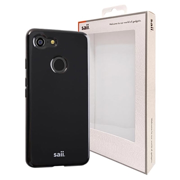 Saii Premium Anti-Slip Google Pixel 3 XL TPU Case - Black