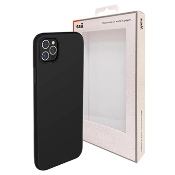 Saii Premium Liquid Silicone Case iPhone 12/12 Pro - Black