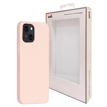 Saii Premium iPhone 13 Liquid Silicone Case - Pink