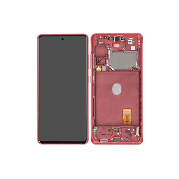 Samsung Galaxy S20 FE Front Cover & LCD Display GH82-24220E - Cloud Red