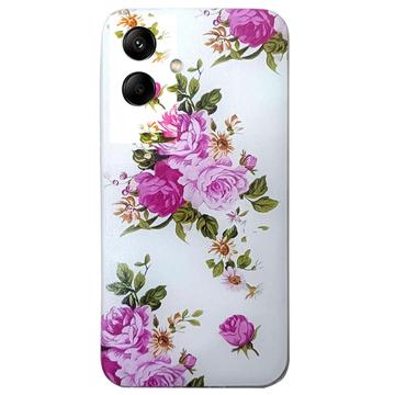 Samsung Galaxy A06 Stylish Ultra-Slim TPU Case - Rose Flower