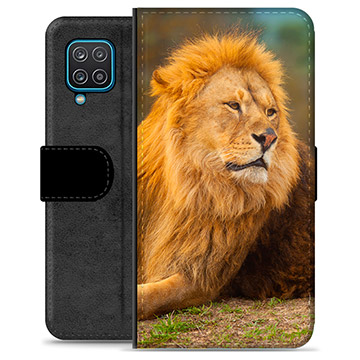 Samsung Galaxy A12 Premium Wallet Case - Lion