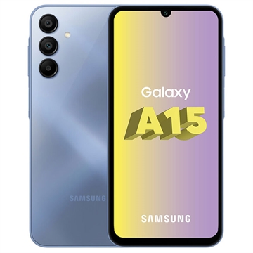Image of Samsung Galaxy A15 16,5 cm (6.5'') Double SIM hybride Android 14 4G USB Type-C 4 Go 128 Go 5000 mAh Bleu