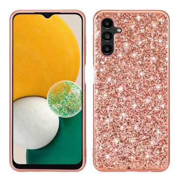 Samsung Galaxy A15 Glitter Series Hybrid Case - Rose Gold