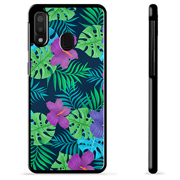 Samsung Galaxy A20e Protective Cover - Tropical Flower