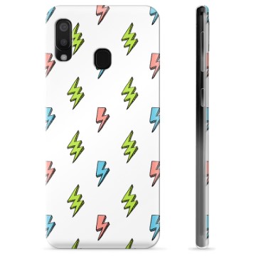 Samsung Galaxy A20e TPU Case - Flashes