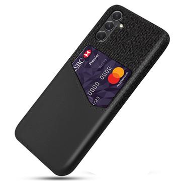 Samsung Galaxy A35 KSQ Case with Card Pocket - Black