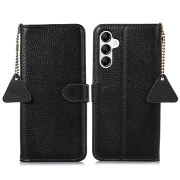 Samsung Galaxy A35 Wallet Leather Case with RFID - Black