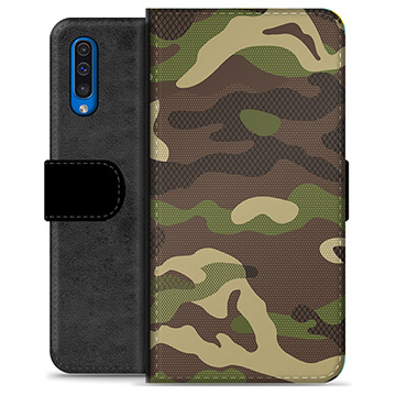 Samsung Galaxy A50 Premium Wallet Case - Camo