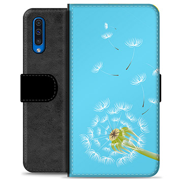 Samsung Galaxy A50 Premium Wallet Case - Dandelion