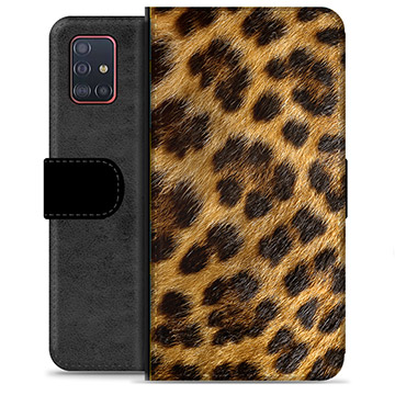 Samsung Galaxy A51 Premium Wallet Case - Leopard