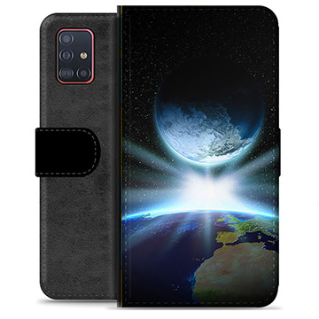 Samsung Galaxy A51 Premium Wallet Case - Space