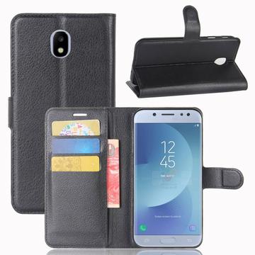 Samsung Galaxy J3 (2017) Wallet Case with Magnetic Closure - Black
