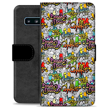 Samsung Galaxy S10+ Premium Wallet Case - Graffiti