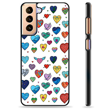Samsung Galaxy S21+ 5G Protective Cover - Hearts
