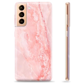 Samsung Galaxy S21+ 5G TPU Case - Rose Marble