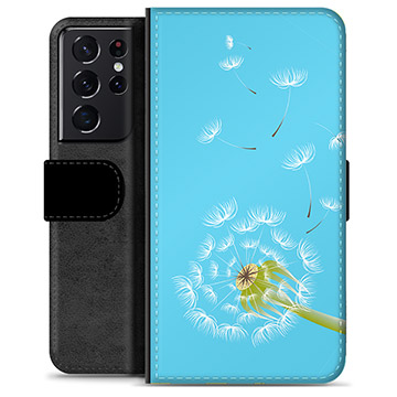 Samsung Galaxy S21 Ultra 5G Premium Wallet Case - Dandelion