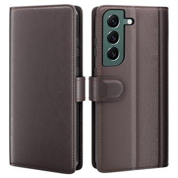 Samsung Galaxy S23 5G Wallet Leather Case with Kickstand - Brown