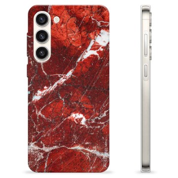 Samsung Galaxy S23+ 5G TPU Case - Red Marble