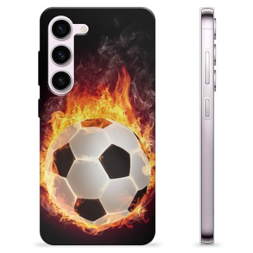 Samsung Galaxy S23 5G TPU Case - Football Flame