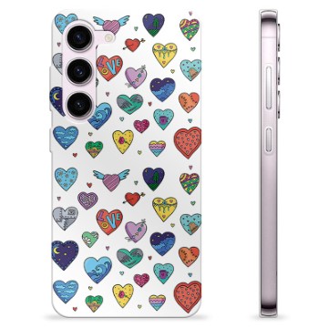 Samsung Galaxy S23 5G TPU Case - Hearts