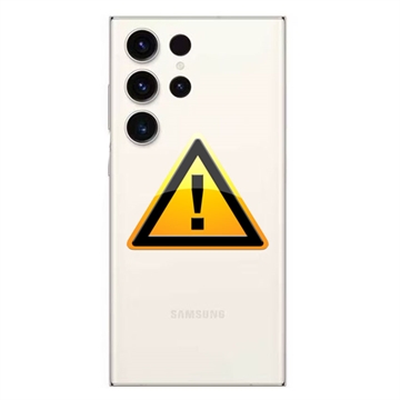 Samsung Galaxy S23 Ultra 5G Battery Cover Repair - Cream