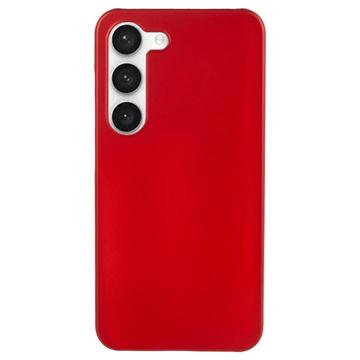 Samsung Galaxy S23+ 5G Rubberized Plastic Case - Red