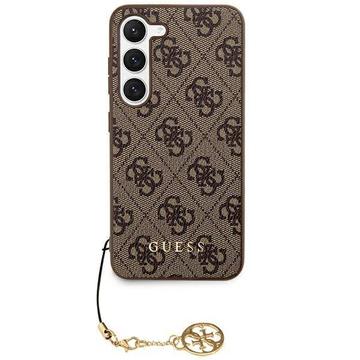 Samsung Galaxy S24 Guess 4G Charms Collection Hybrid Case - Brown