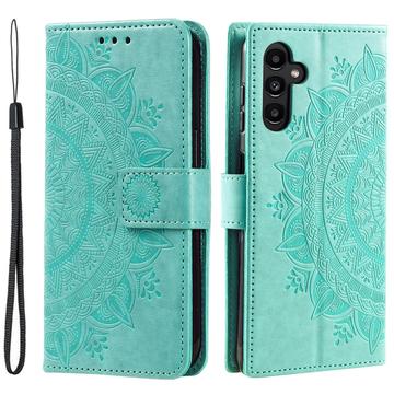 Samsung Galaxy S24 Mandala Series Wallet Case - Green