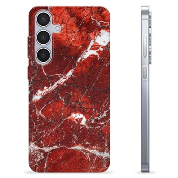 Samsung Galaxy S24+ TPU Case - Red Marble