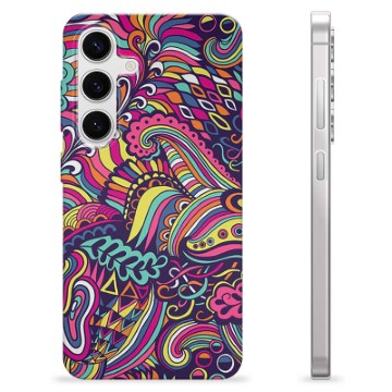 Samsung Galaxy S24 TPU Case - Abstract Flowers