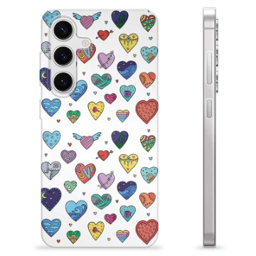 Samsung Galaxy S24 TPU Case - Hearts
