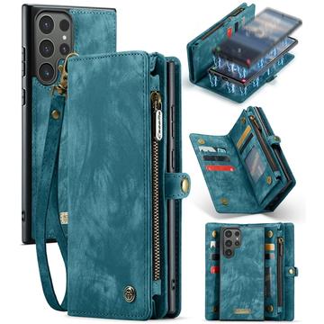 Samsung Galaxy S24 Ultra Caseme 008 2-in-1 Multifunctional Wallet Case - Blue