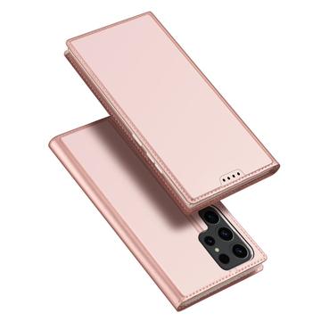 Samsung Galaxy S24 Ultra Dux Ducis Skin Pro Flip Case - Pink