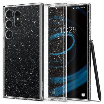 Samsung Galaxy S24 Ultra Spigen Liquid Crystal Glitter Case - Transparent