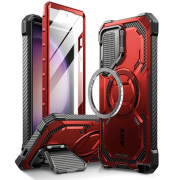 Samsung Galaxy S24 Ultra Supcase i-Blason Armorbox Mag Hybrid Case - Red / Black