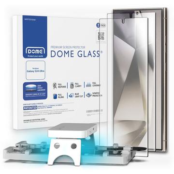 Samsung Galaxy S24 Ultra Whitestone Dome Glass Tempered Glass Screen Protector - 2 Pcs. - Clear
